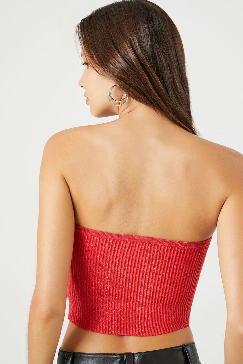 Cropped Sweater-Knit Tube Top | Forever 21 Product Image