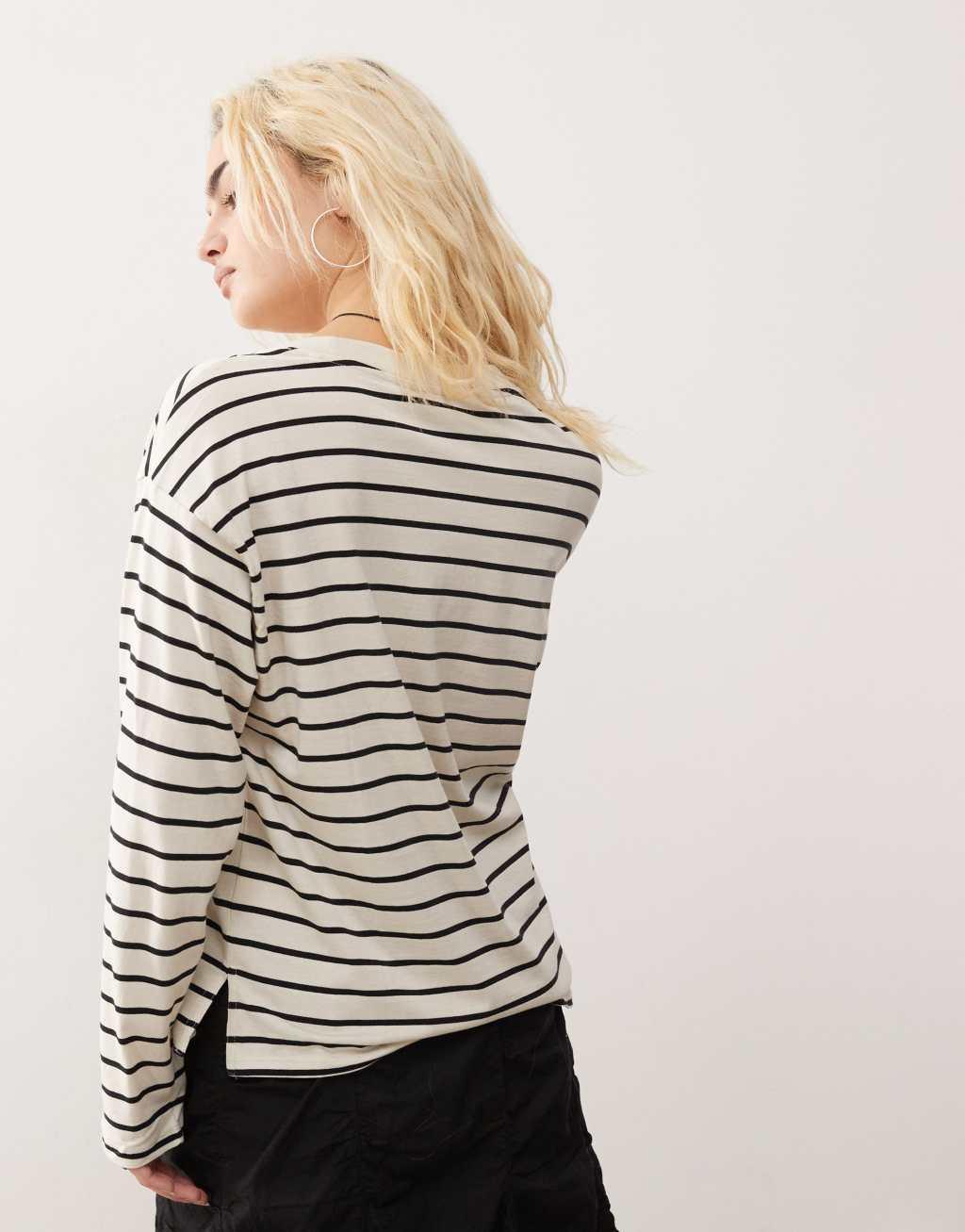 Monki oversize long sleeve top Product Image