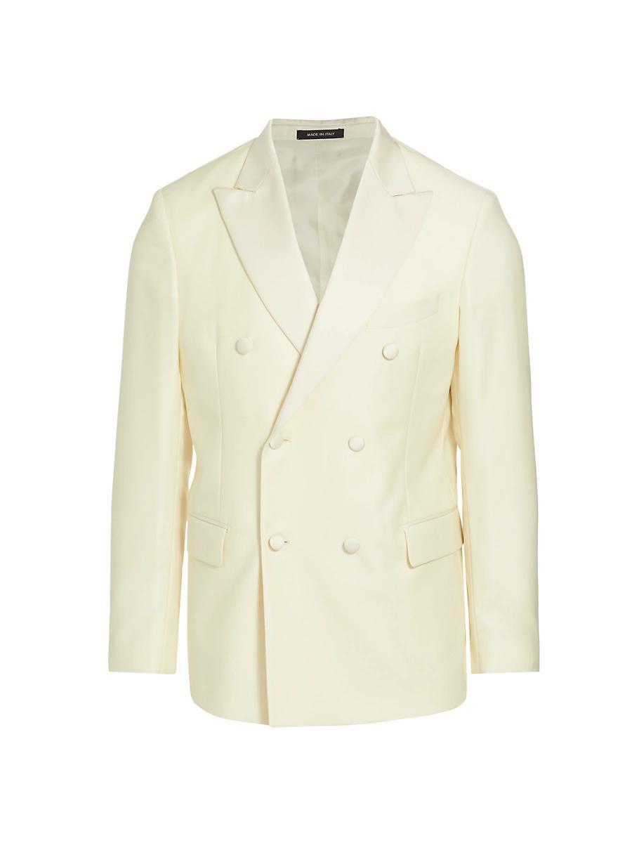Mens COLLECTION Double-Breasted Wool Dinner Jacket Product Image