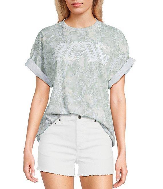 Philcos ACDC Camouflage Printed Short Sleeve T-Shirt Product Image