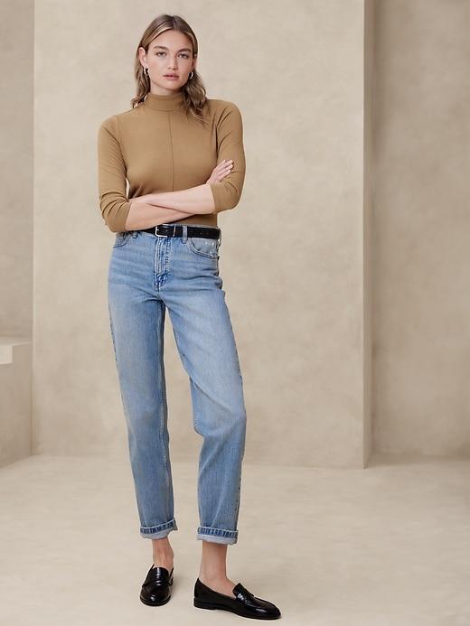 Luxe Mockneck T-Shirt Product Image