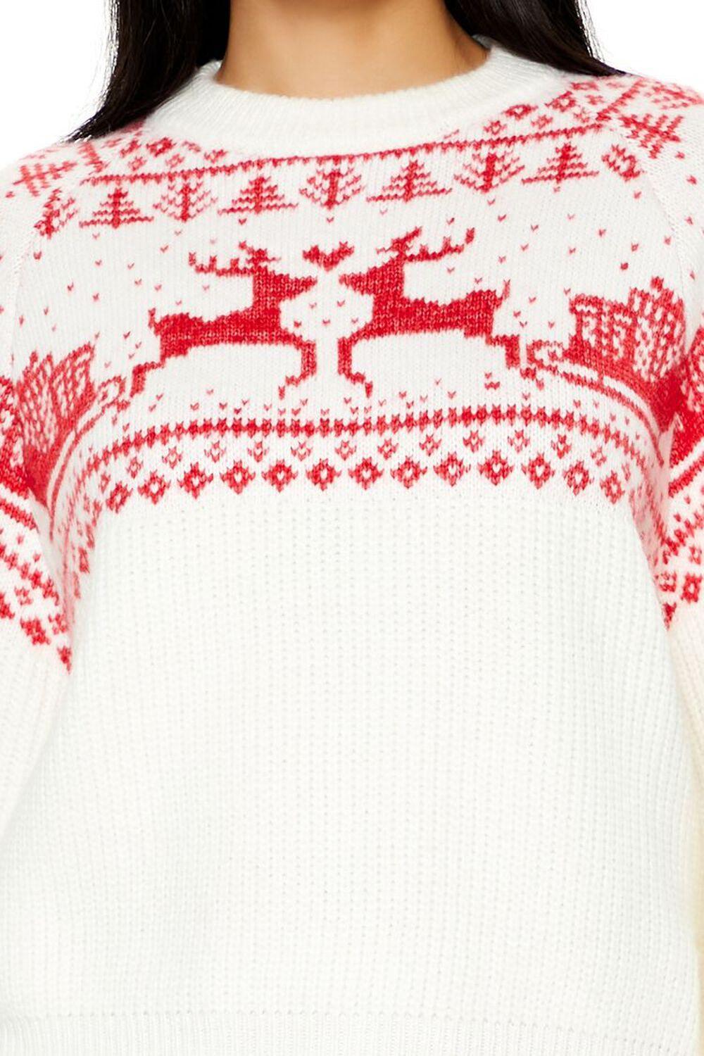 Fair Isle Reindeer Sweater | Forever 21 Product Image