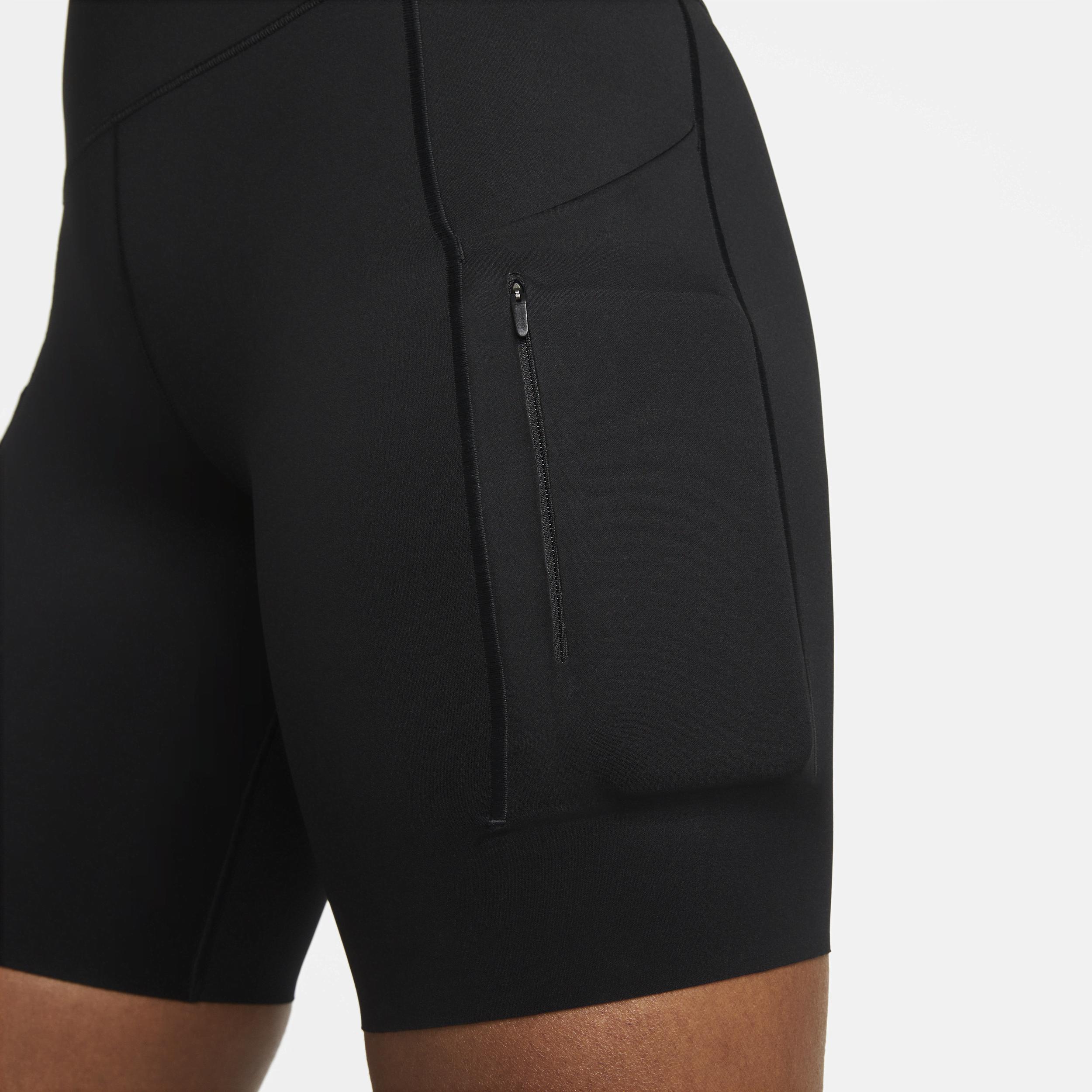 Nike Womens Go Firm-Support Mid-Rise 8 Biker Shorts with Pockets Product Image