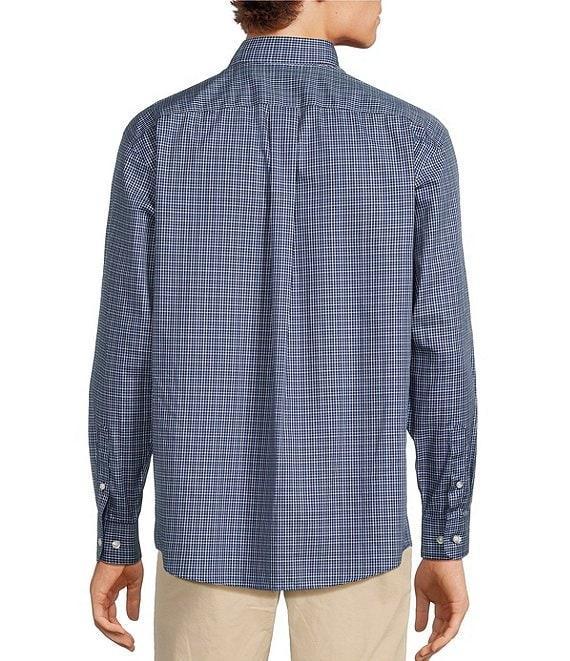 Gold Label Roundtree & Yorke Big & Tall Non-Iron Long Sleeve Small Check Sport Shirt Product Image