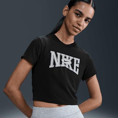 Nike Womens Sportswear Slim Cropped T-Shirt Product Image