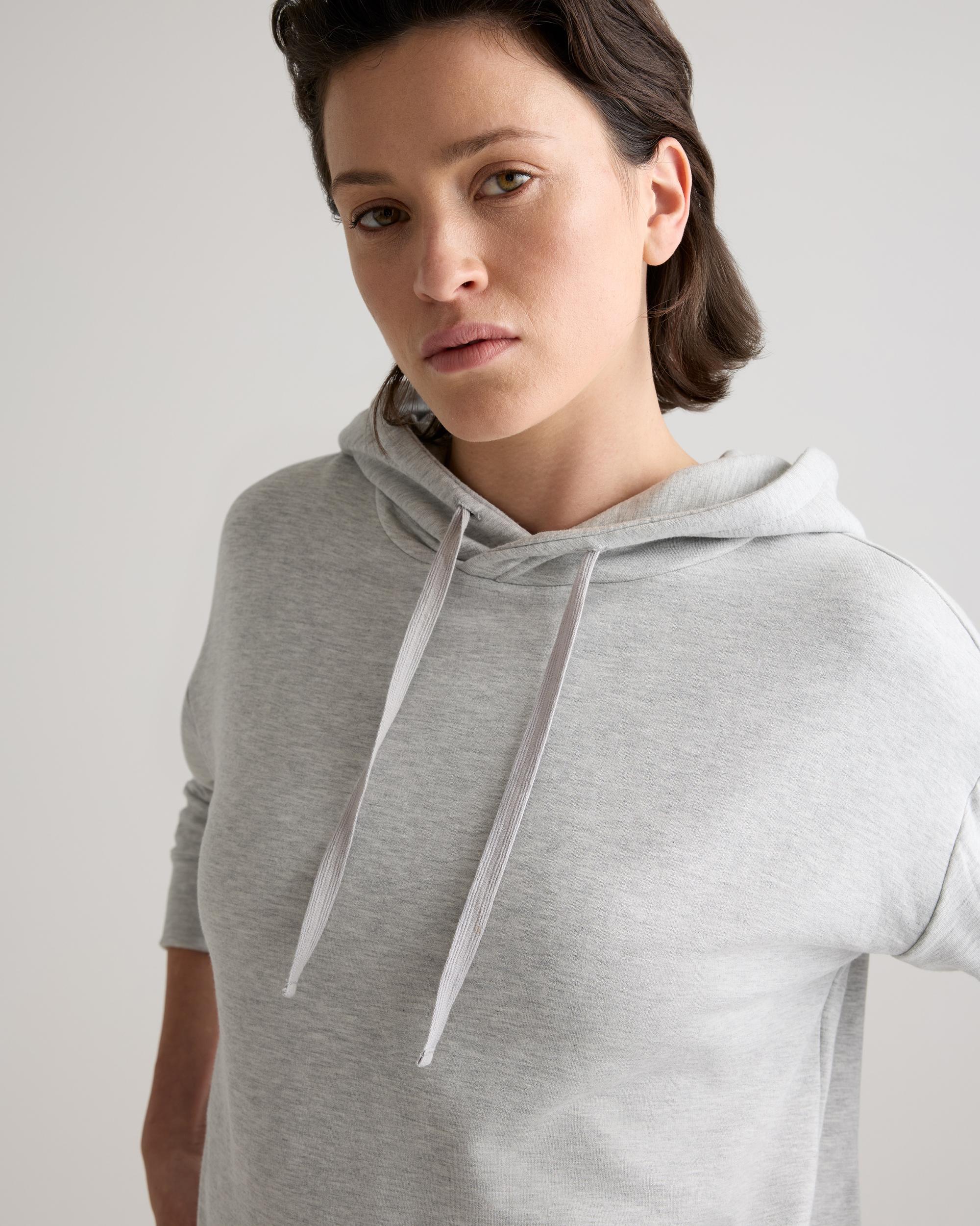 Quince | Women's SuperSoft Fleece Pullover Hoodie Sweatshirt Lenzing Modal Product Image