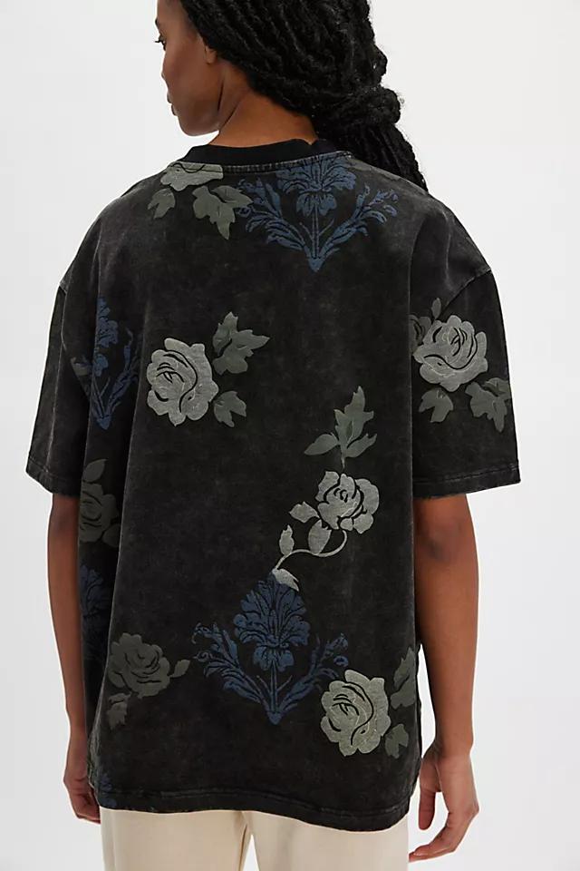 Denim and Bone Floral Grunge Tee Product Image