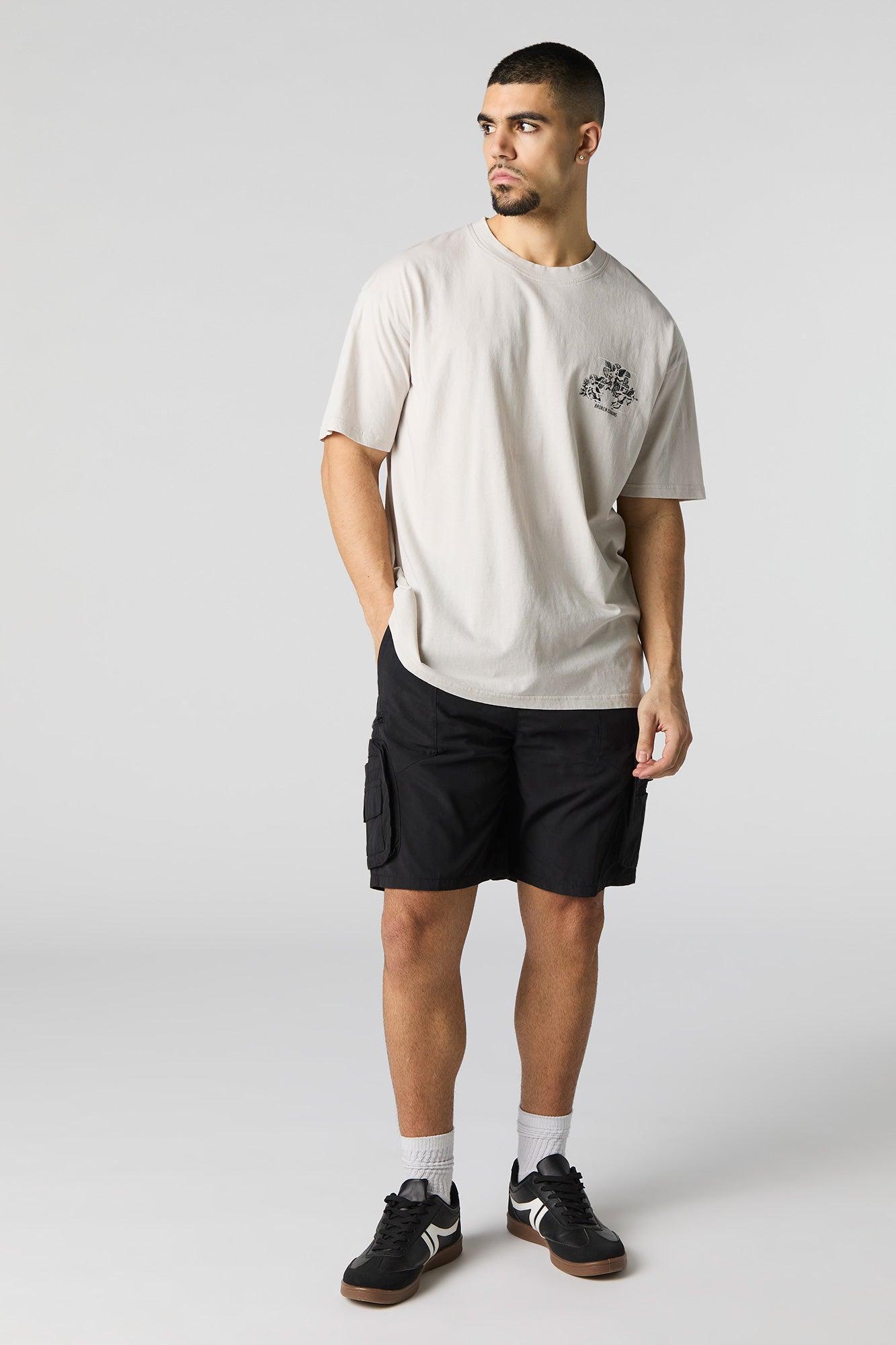 5 Pocket Drawstring Cargo Short Male Product Image