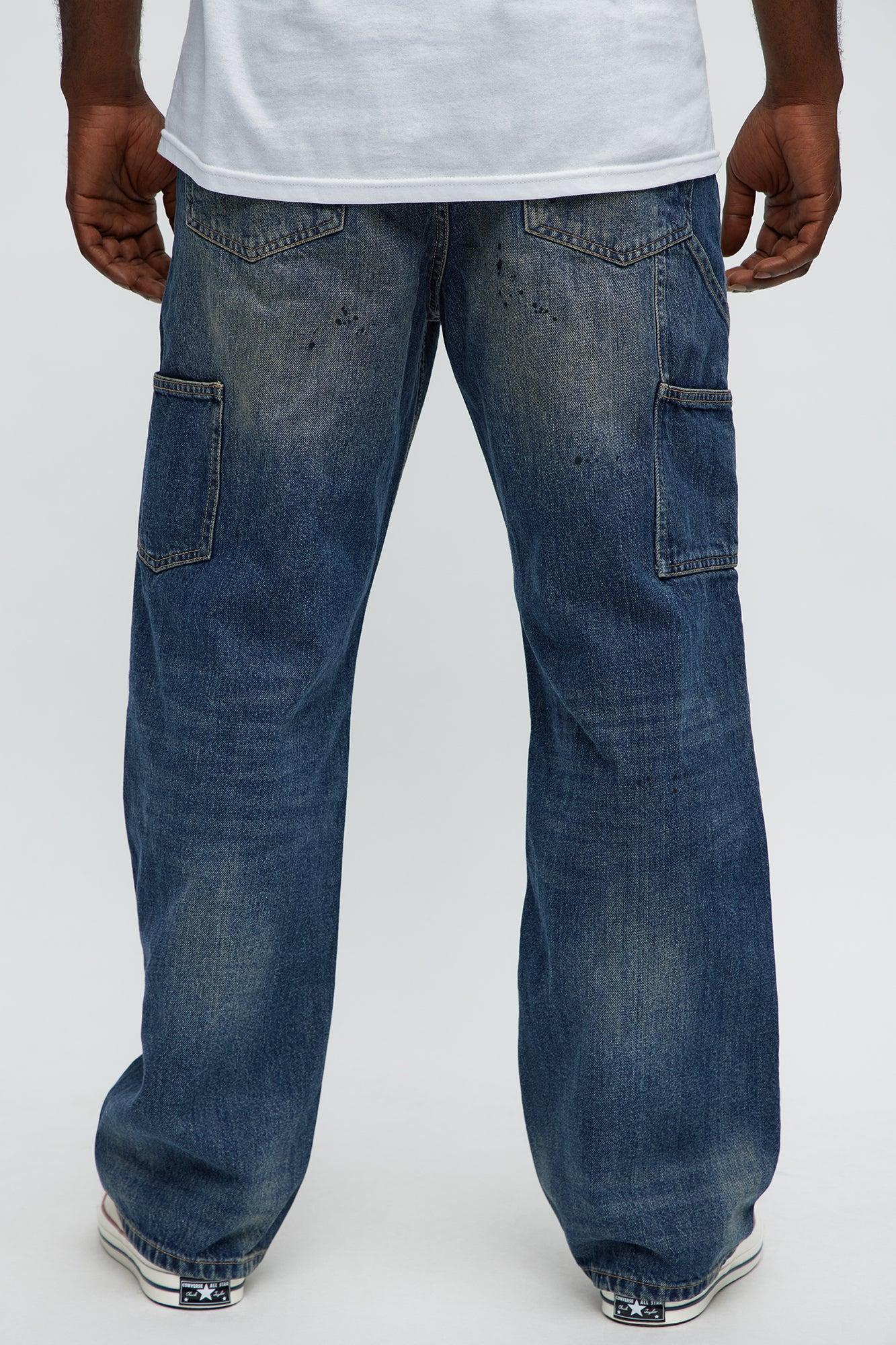 Righteous Carpenter Baggy Jeans - Dark Wash Male Product Image