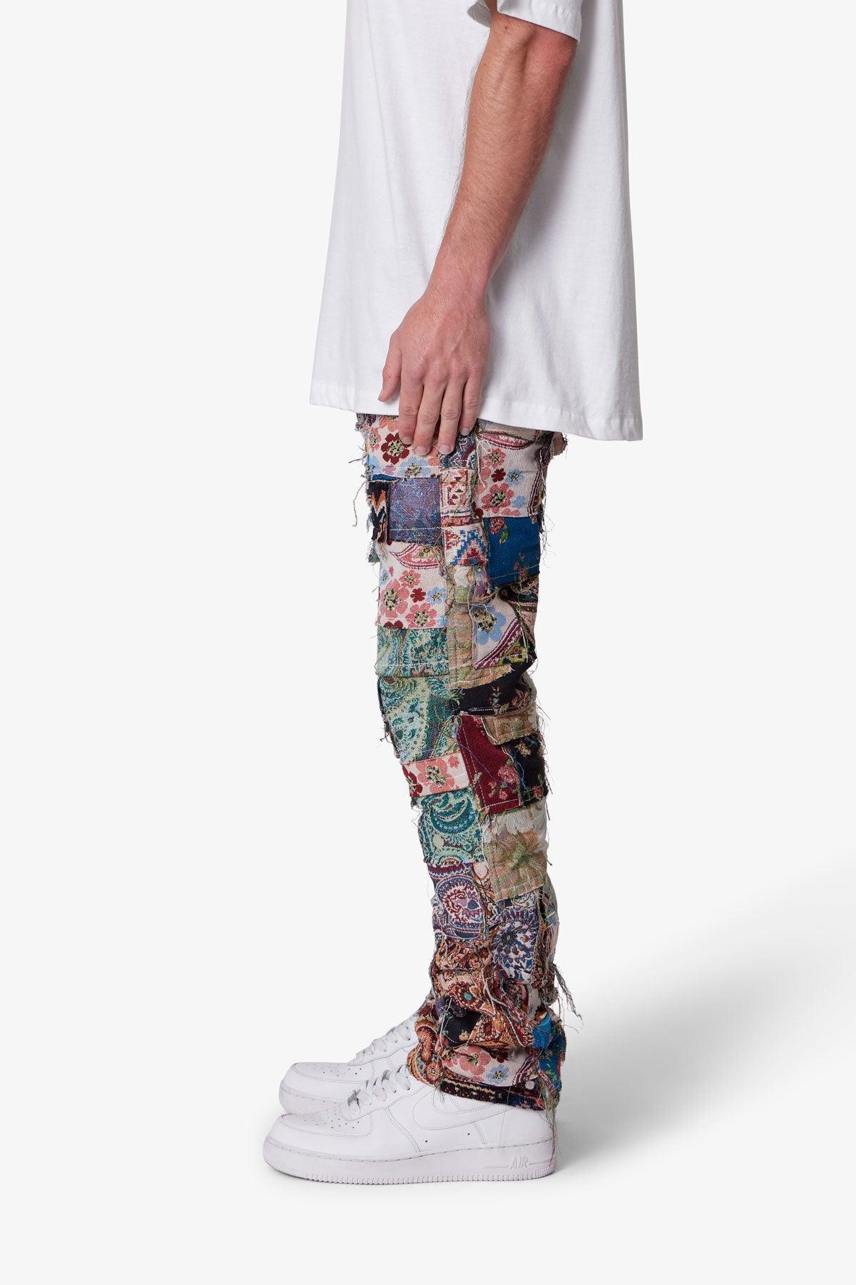 Paneled Blanket Pants - Multi Product Image