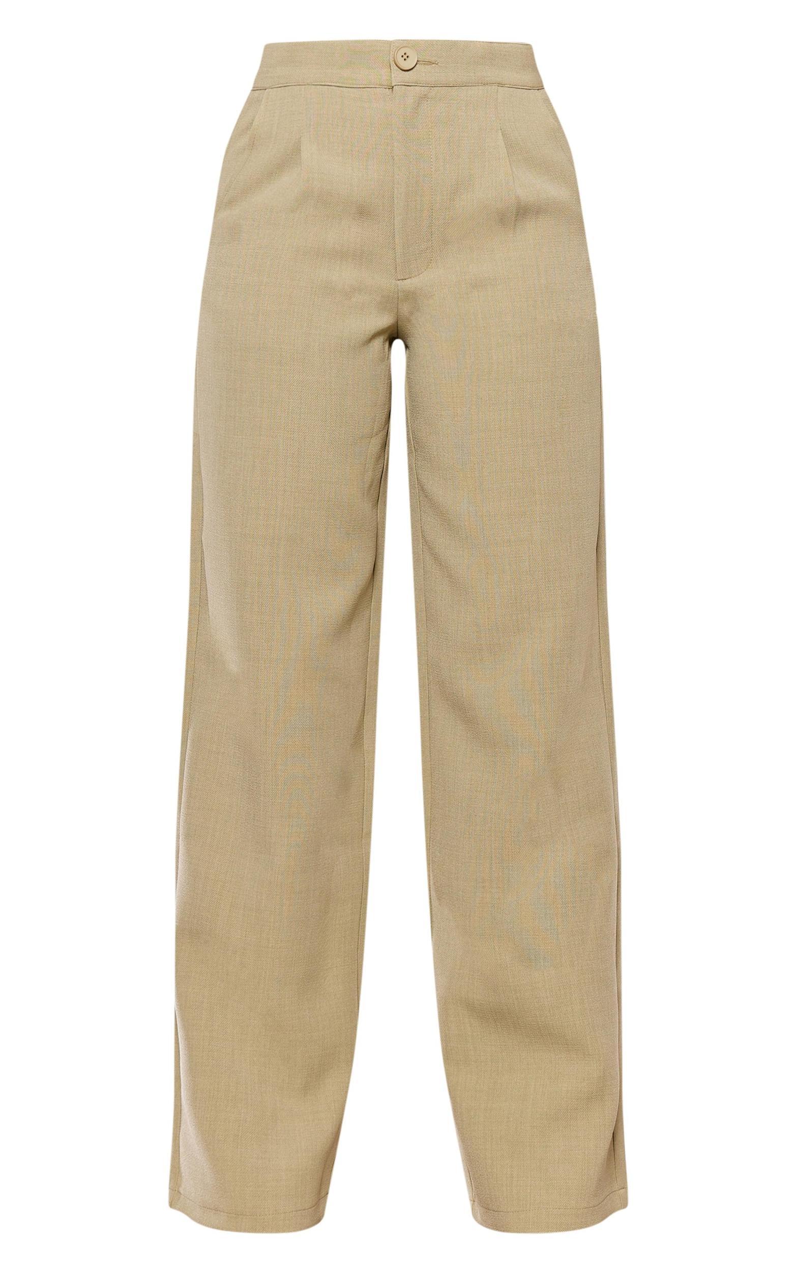 Sage Premium Tailored Woven High Waist Wide Leg Pants Product Image