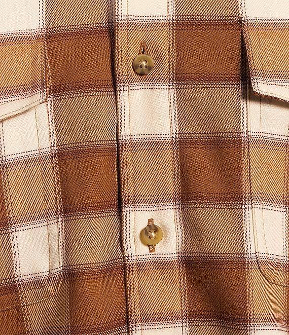 Rowm Long Sleeve Jaspe Small Buffalo Plaid Button Down Shirt Product Image