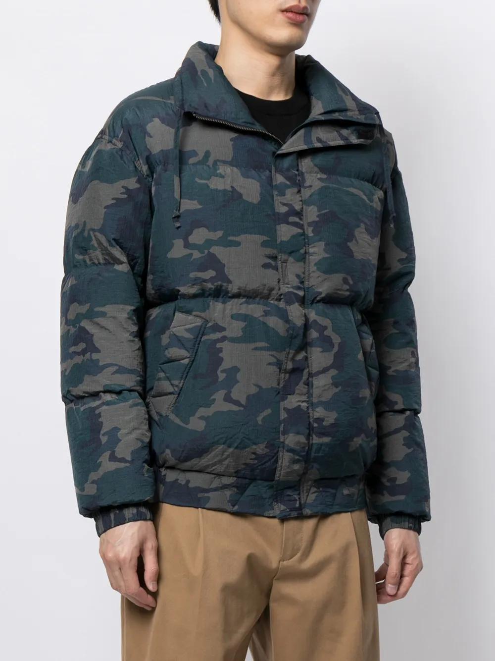 Heart Earth camouflage padded jacket Product Image