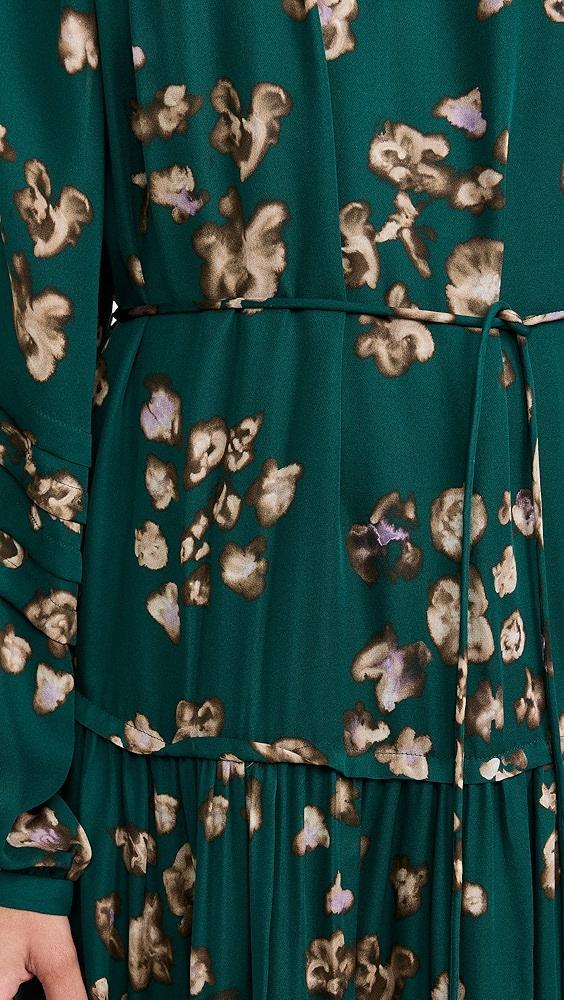 La Ligne Silk Dress With Shirring | Shopbop Product Image