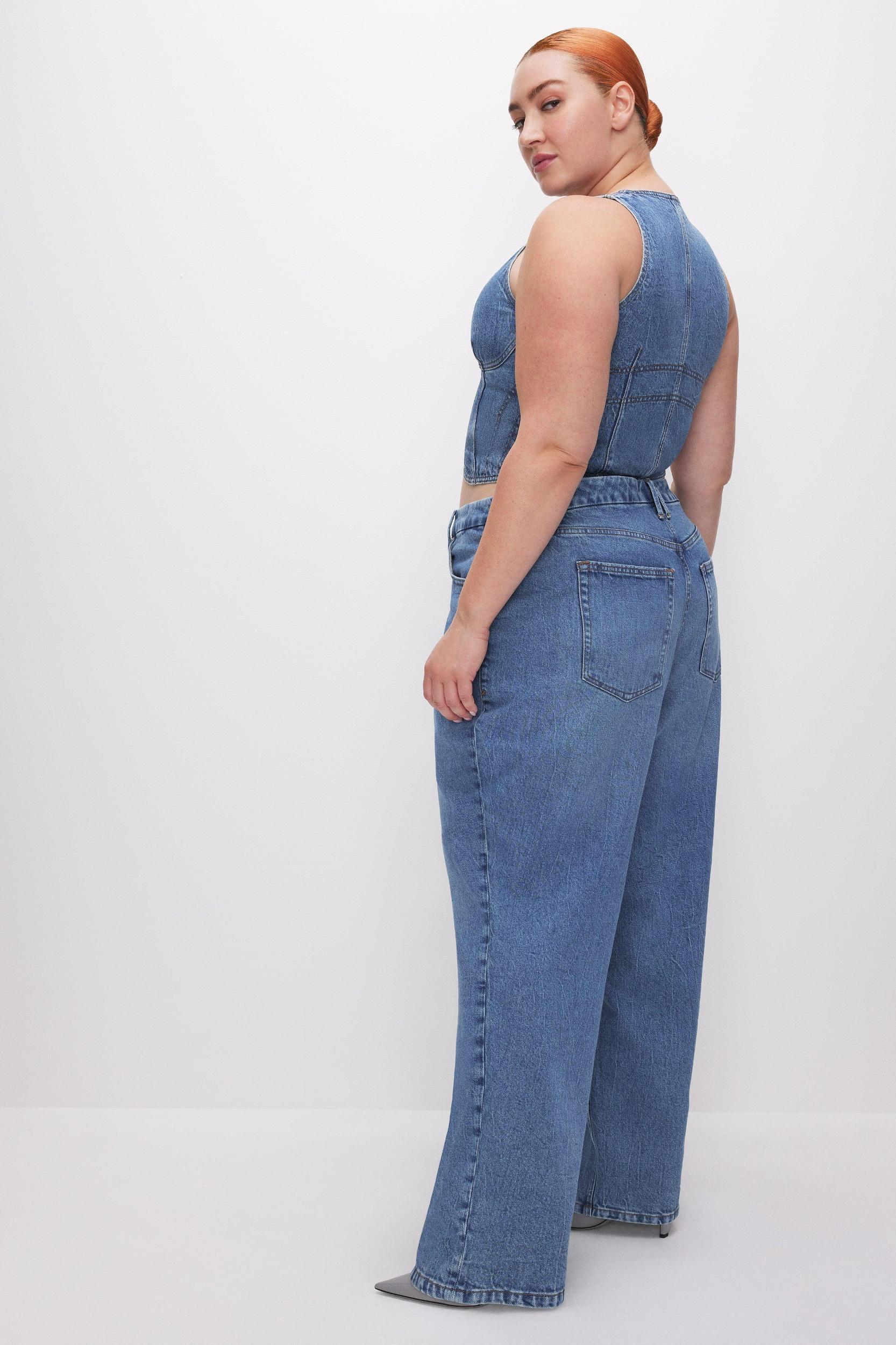 OVERSIZED STRAIGHT JEANS | INDIGO599 Product Image