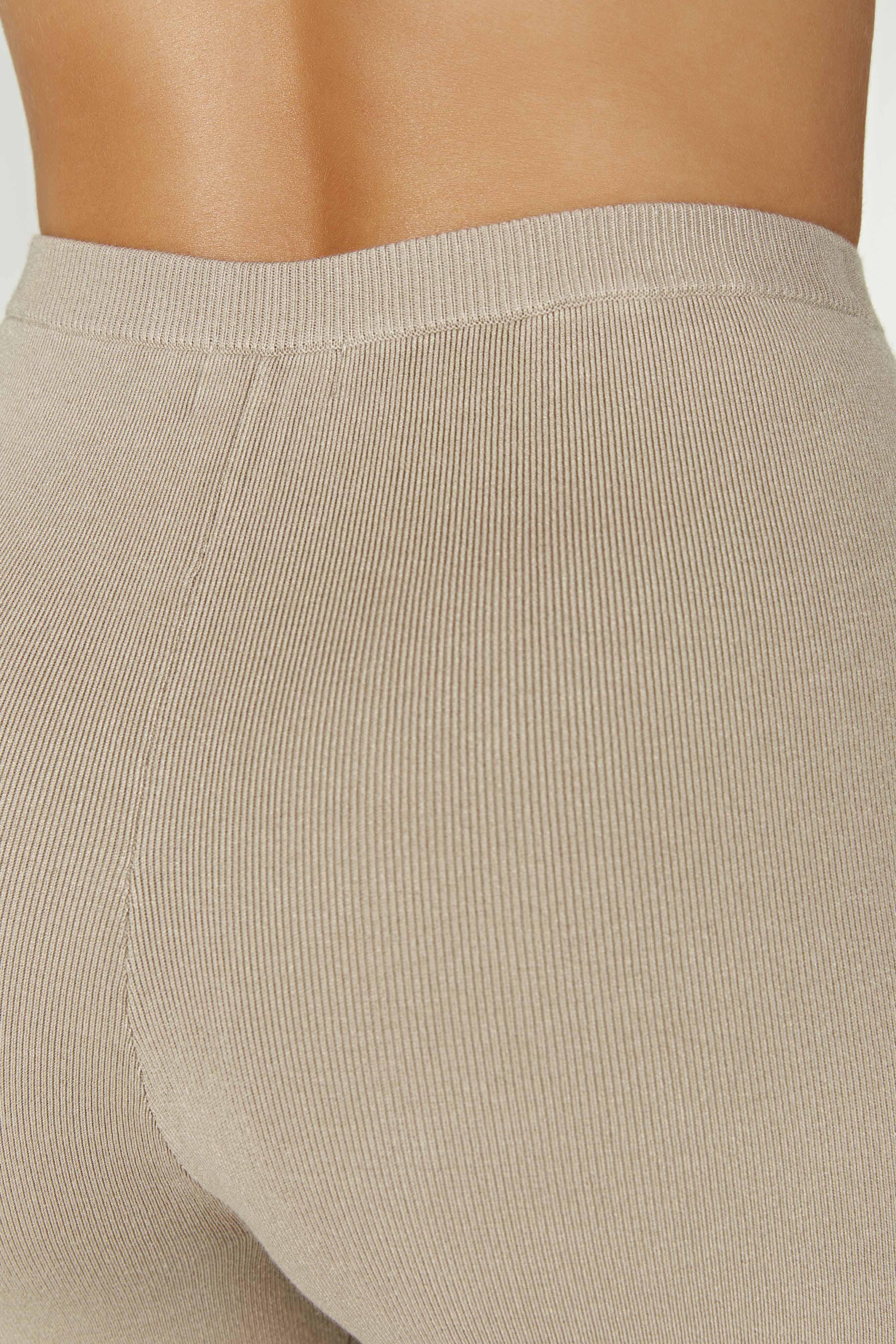 Rosetta Flare Knit Pants - Taupe Product Image