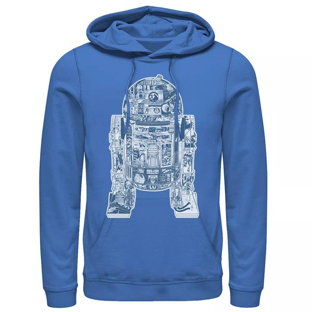 Men's Marvel Captain Marvel Yellow Paint Drip Logo Pullover Hoodie, Size: XL, Grey Heather Product Image