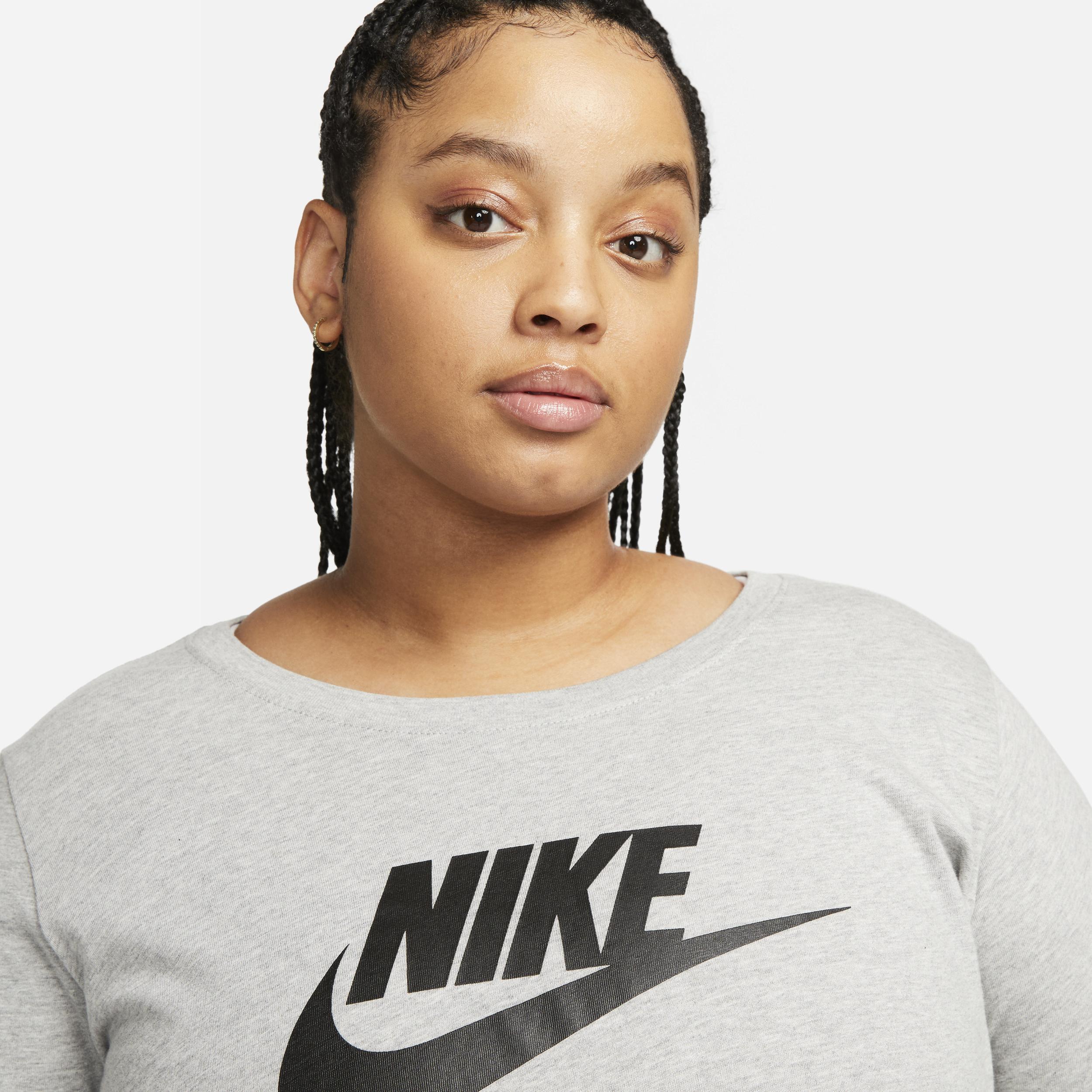 Womens Nike Sportswear Club Long-Sleeve T-Shirt (Plus Size) Product Image