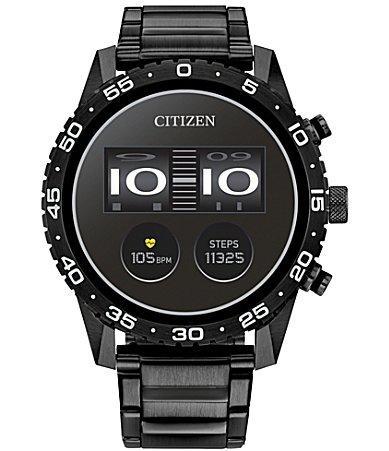 Citizen Unisex G2 Sport Smart Black Stainless Steel Bracelet Watch Product Image