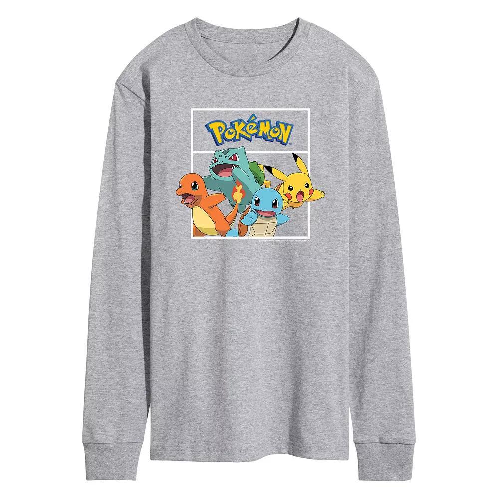 Men's Pokemon Team Tee, Size: Small, Gray Product Image