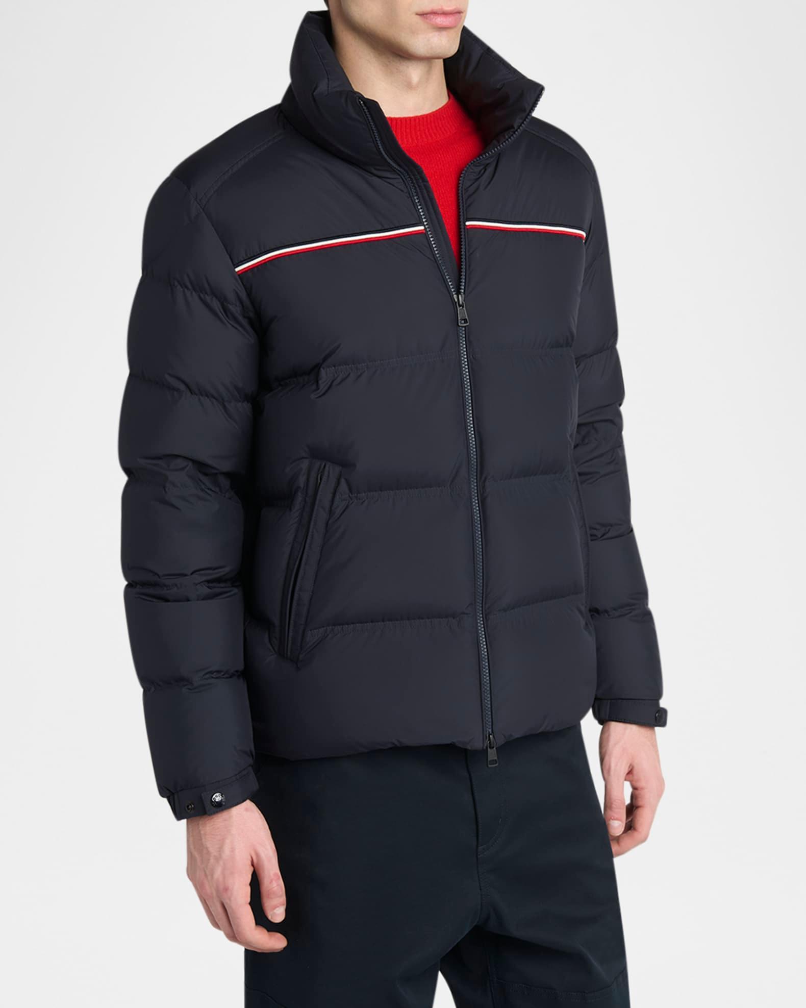 Men's Bouvaque Tricolor-Trim Down Jacket Product Image