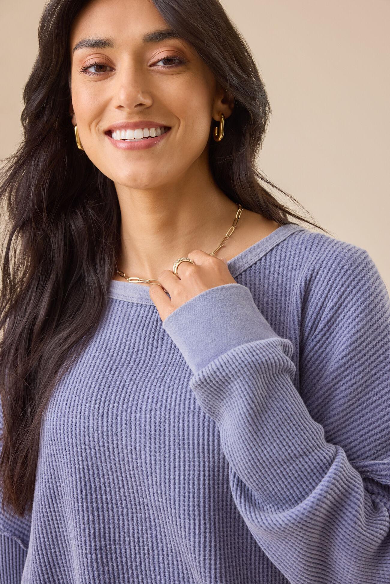 Cambry Waffle Knit Top Product Image
