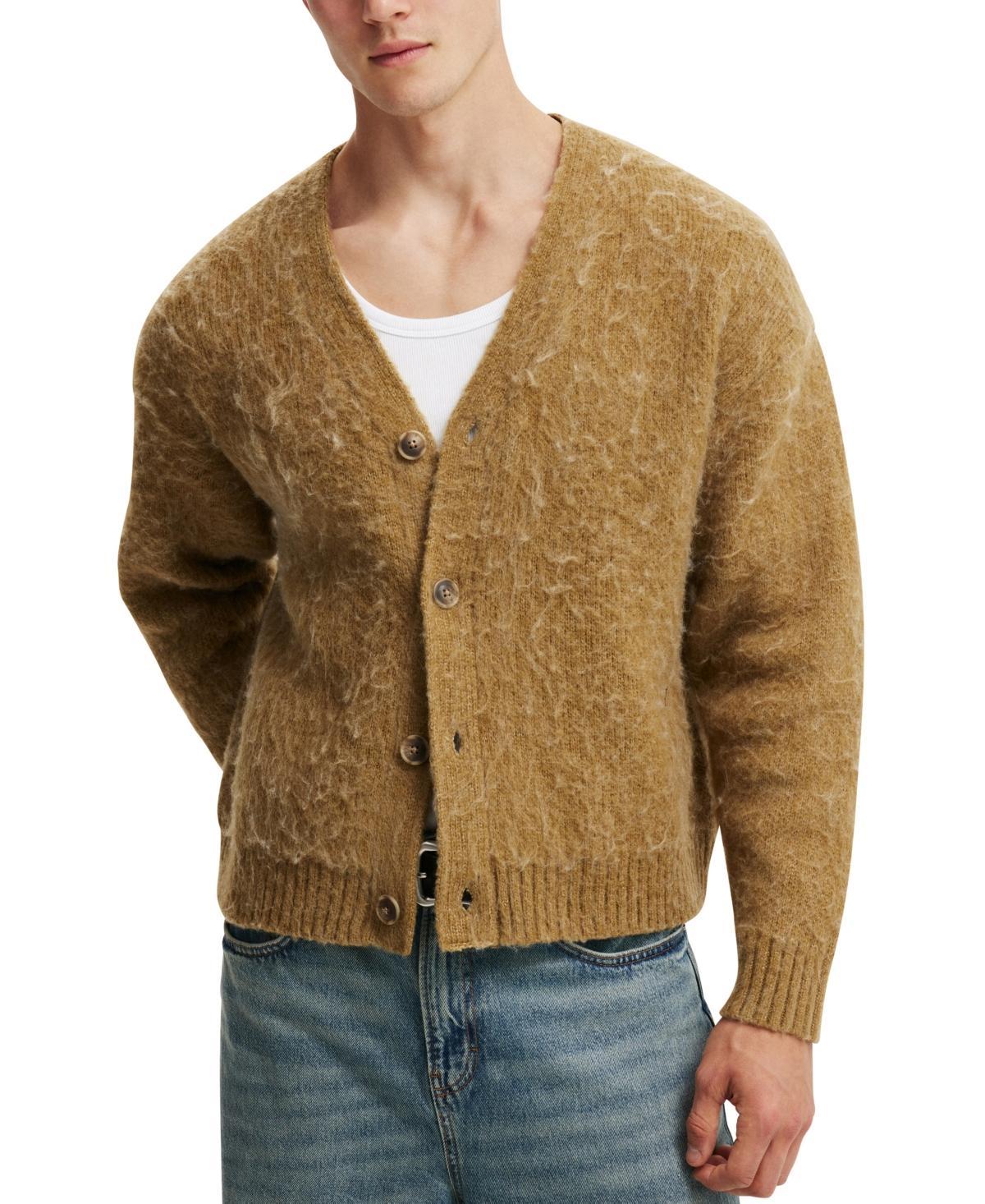 Cotton On Mens Cropped Cardigan Sweater Product Image