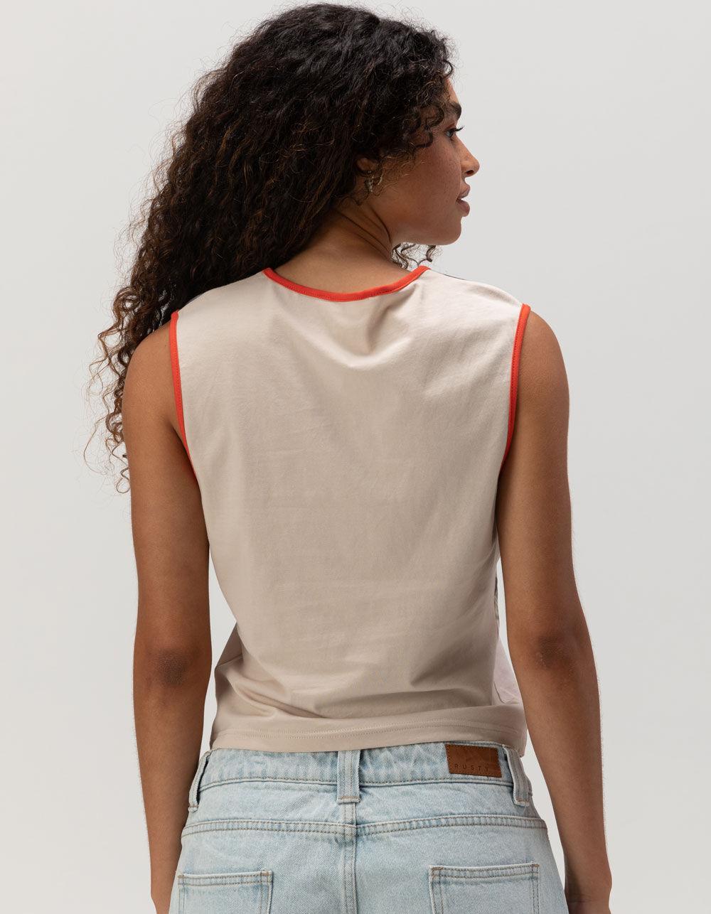 RUSTY All Ova Womens Slim Tank Top - MULTI Product Image