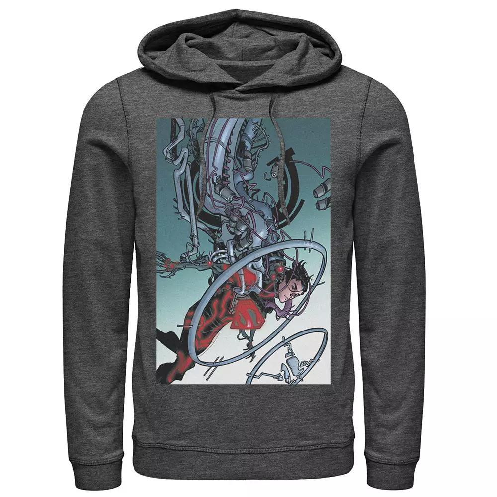 Men's DC Comics Superman Mechanics Comic Poster Hoodie, Size: Small, Black Product Image