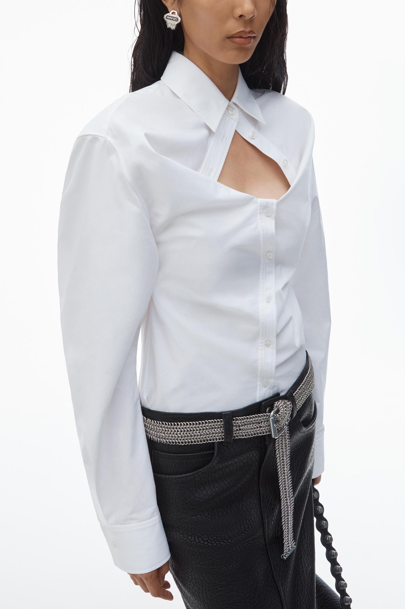 Deconstructed Button-up Shirt Product Image
