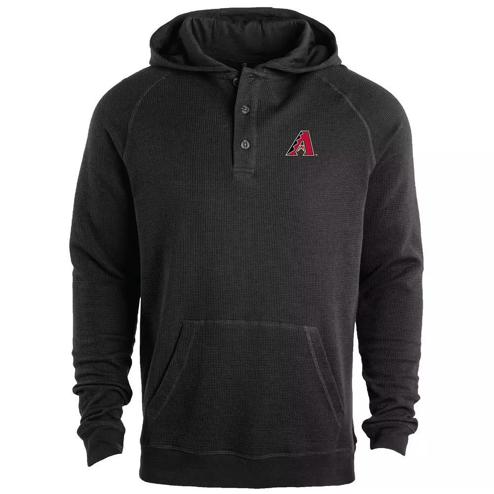 Men's Dunbrooke  Black Baltimore Orioles Montana Raglan Pullover Hoodie, Size: Small Product Image