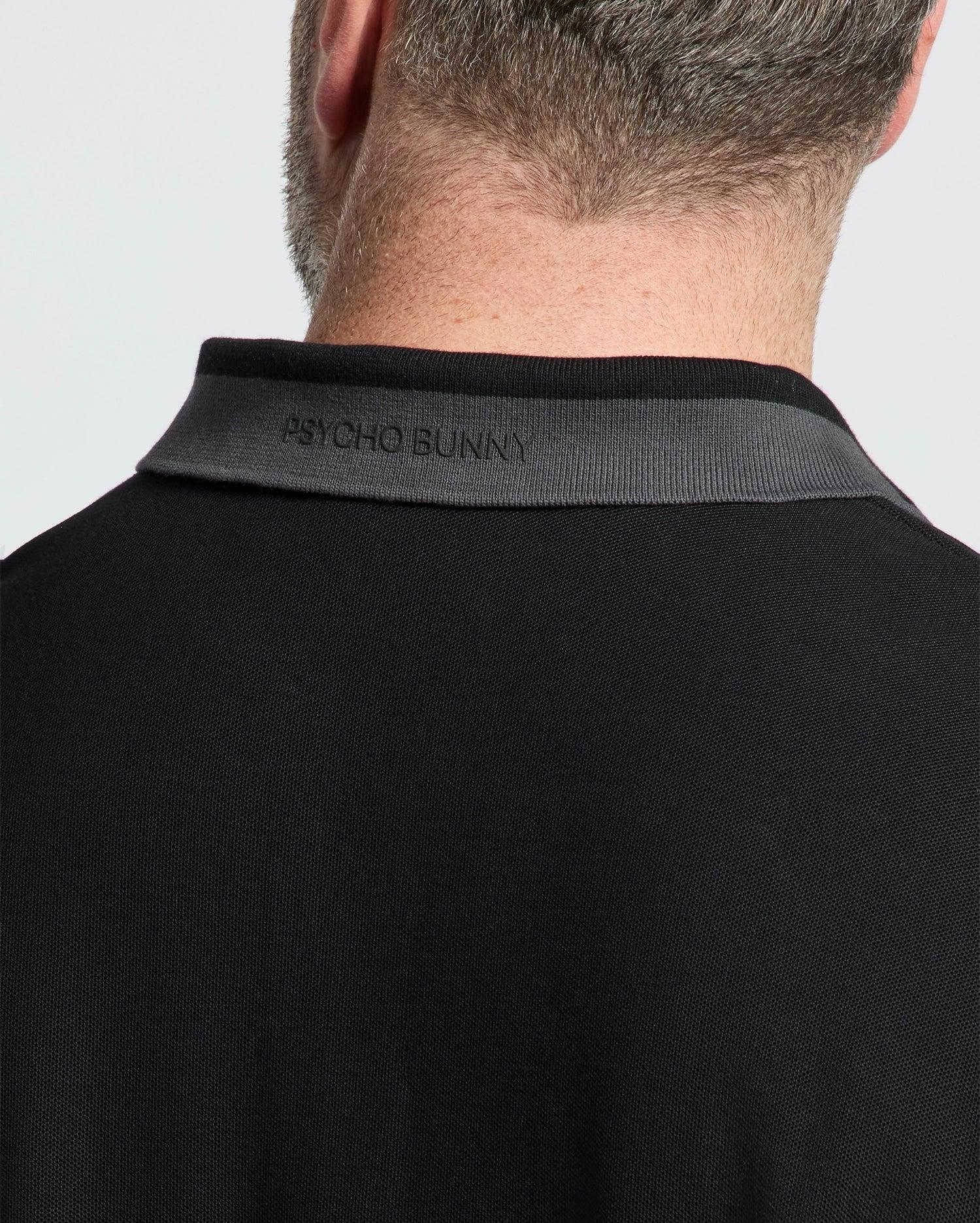 Men's Big And Tall New Castle Pique Polo 001 BLACK / 4XL Product Image