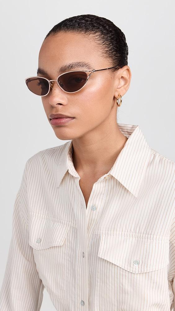 Bottega Veneta Knot Cat Eye Sunglasses | Shopbop Product Image
