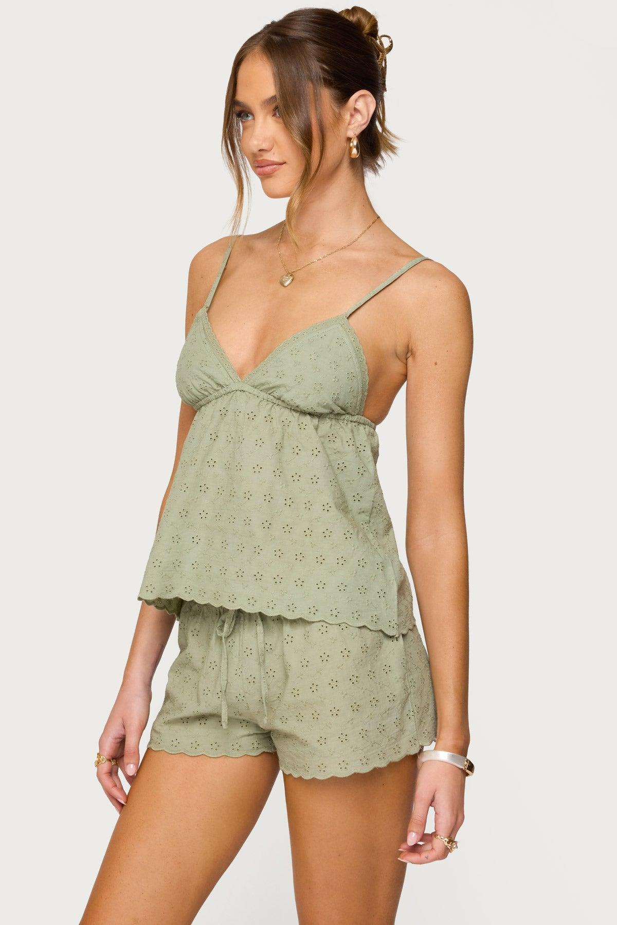 Talula Eyelet Babydoll Top Product Image
