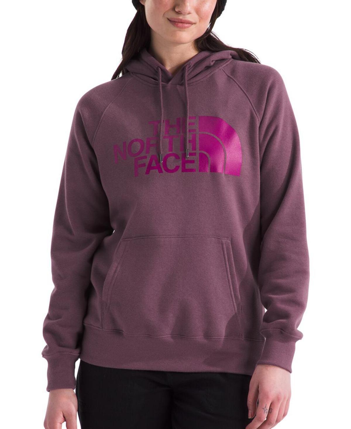 The North Face Half Dome Pullover Hoodie (Midnight Mauve/Deep Mulberry) Women's Clothing Product Image