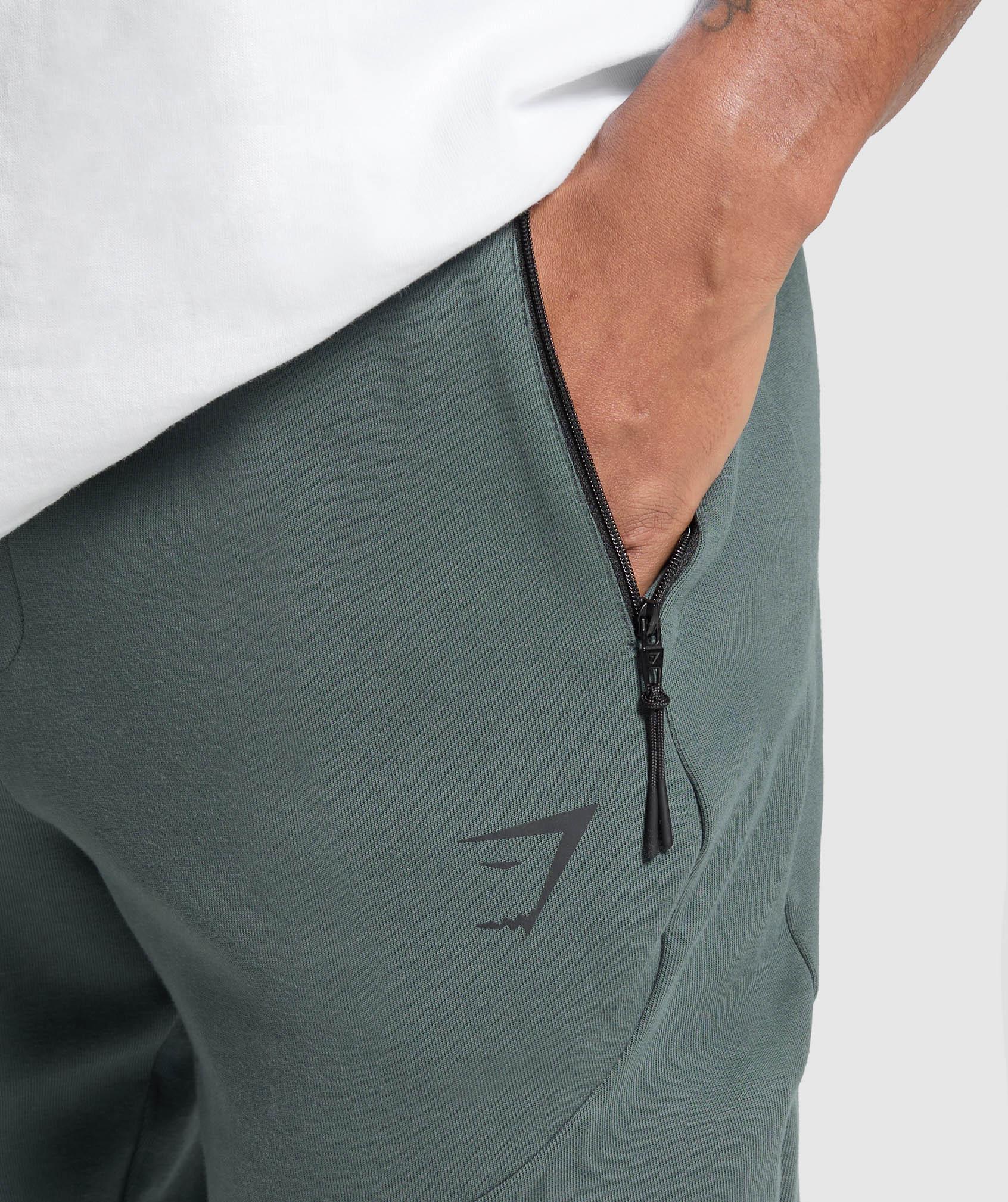 Gymshark Interlock Tech Joggers - Slate Teal Male Product Image