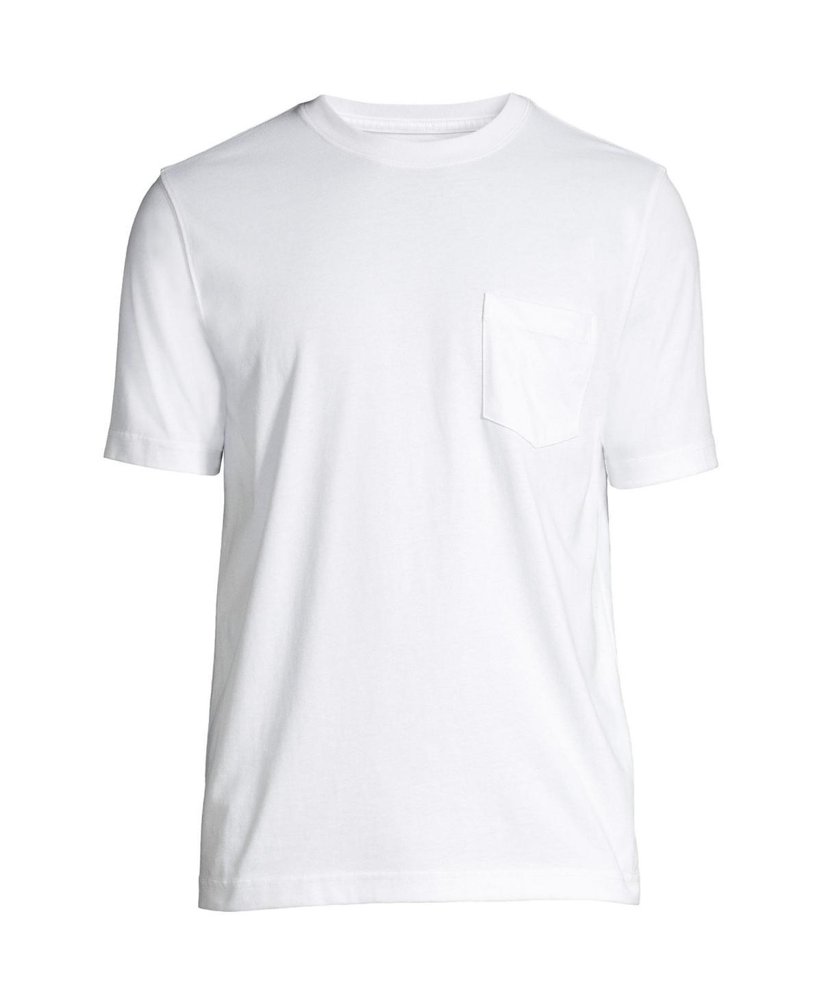 Men's Land's End Super-T Short Sleeve T-Shirt with Pocket, Size: XL, Rich Red Product Image