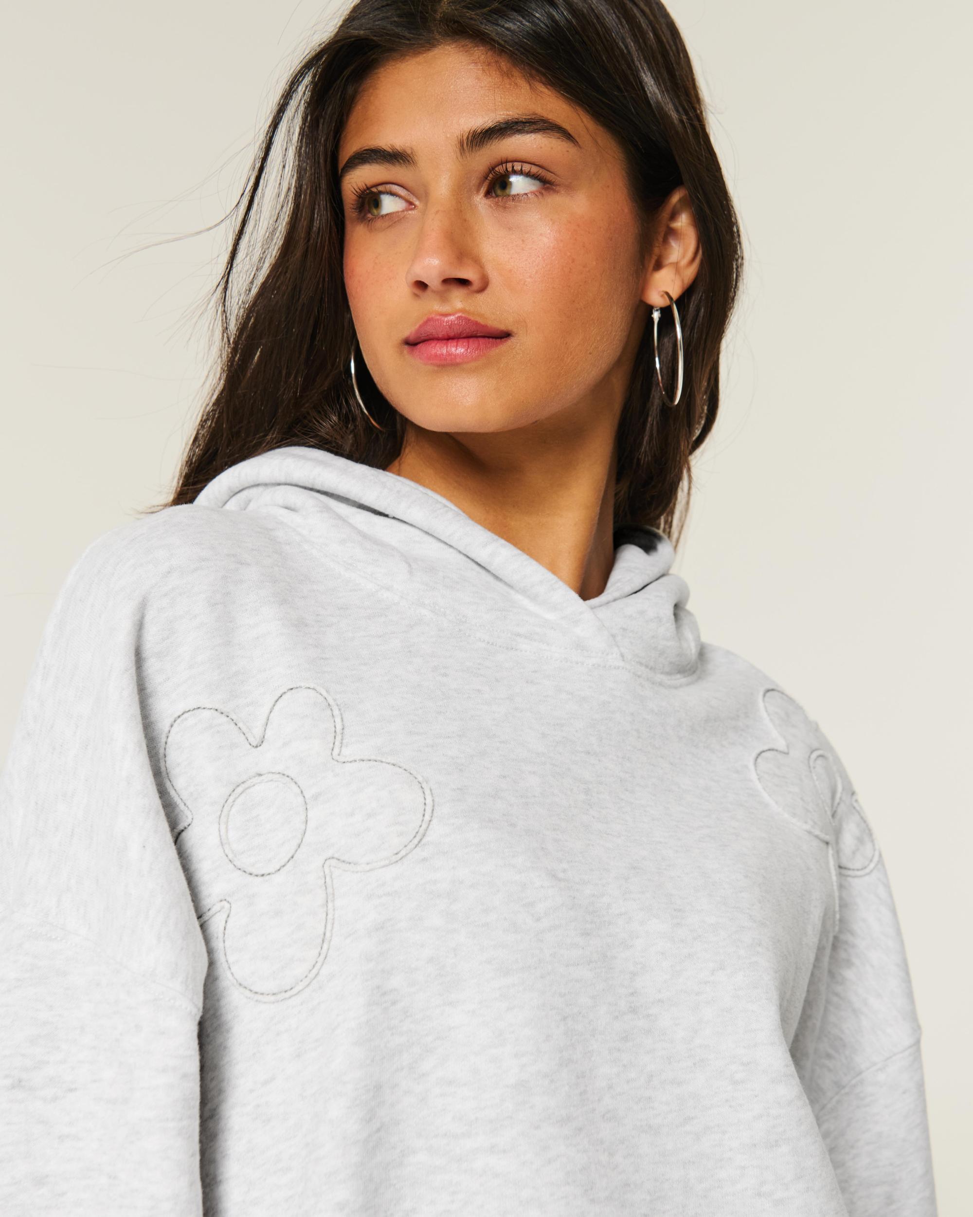 Oversized Floral Graphic Hoodie Product Image