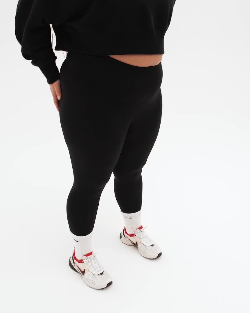 Nike One Women's High-Waisted Crop Leggings (Plus Size) Product Image