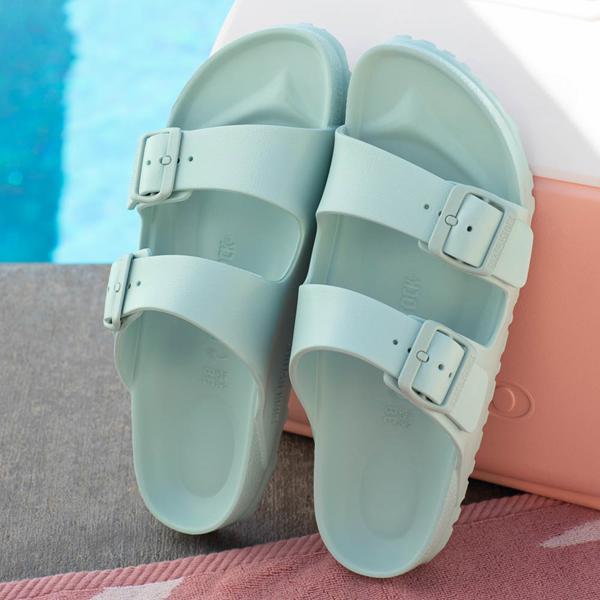 Womens Birkenstock Arizona EVA Slide Sandal - Surf Green Product Image