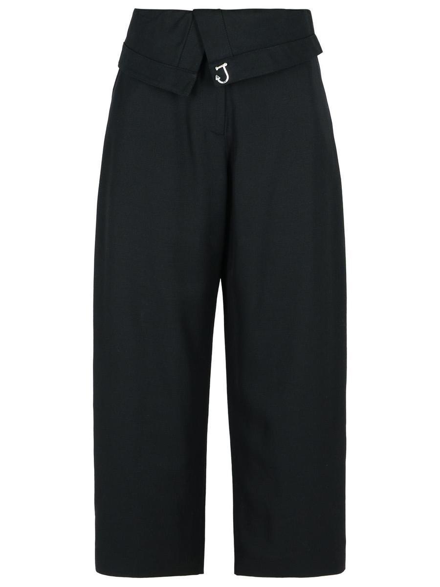 JW ANDERSON Fold-over Trousers In Black Product Image