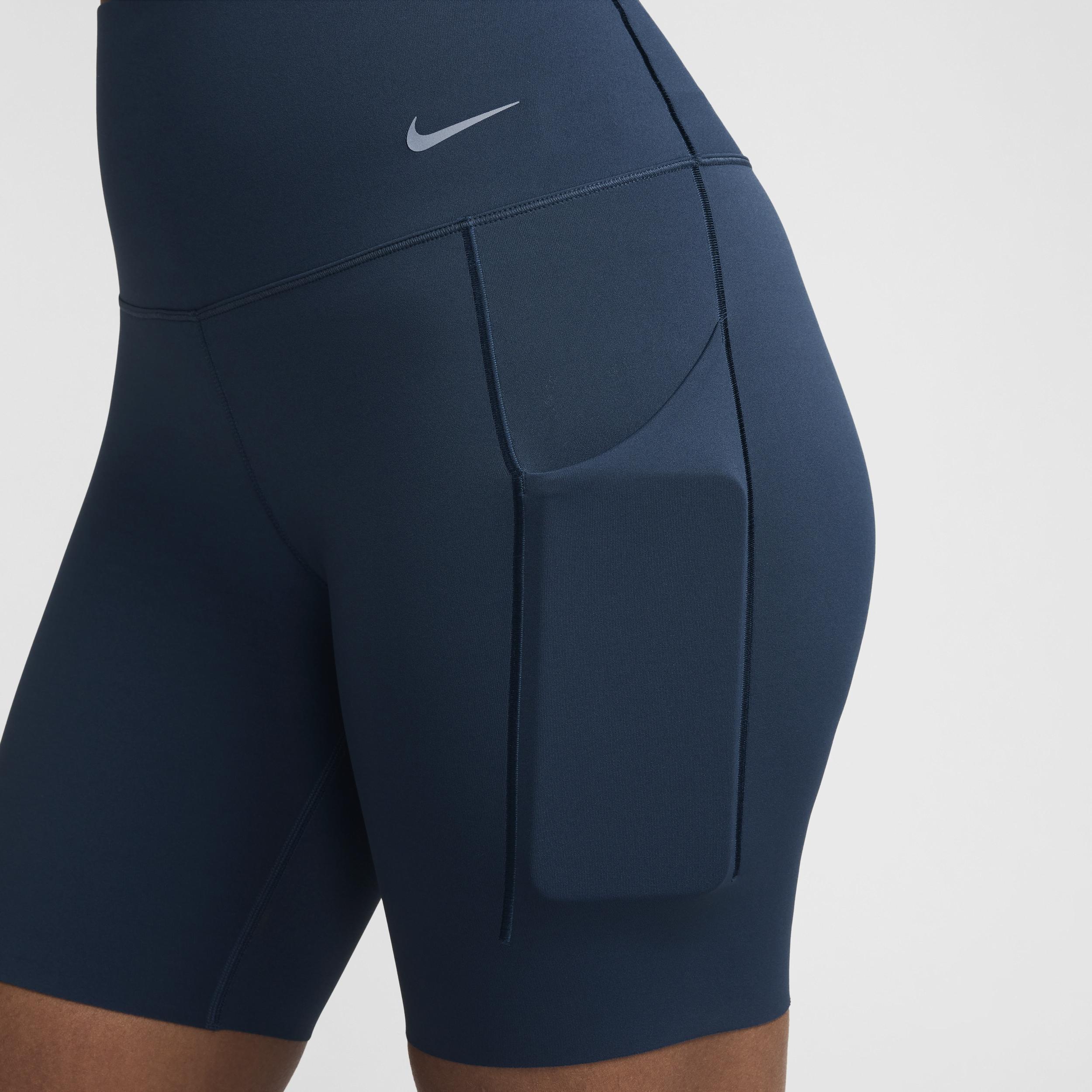 Nike Women's Universa -Support High-Waisted 8" Biker Shorts with Pockets Product Image