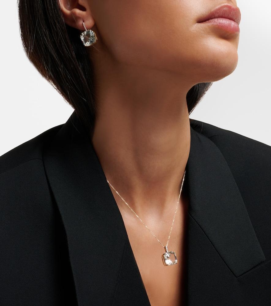 MATEO 14kt Gold Necklace With Topaz And Diamonds Product Image