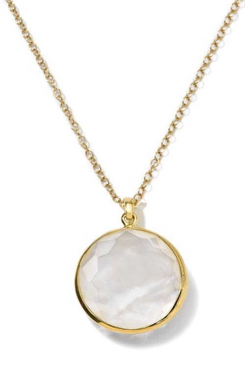Medium Pendant Necklace in 18K Gold with Diamonds Product Image