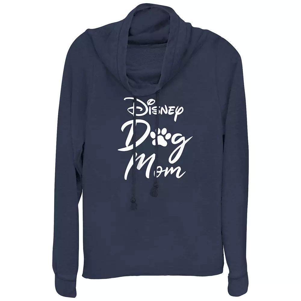 Women's Star Wars The Force Is Strong With This Mom Cowlneck Graphic Lightweight Long Sleeve, Size: XS, Blue Product Image