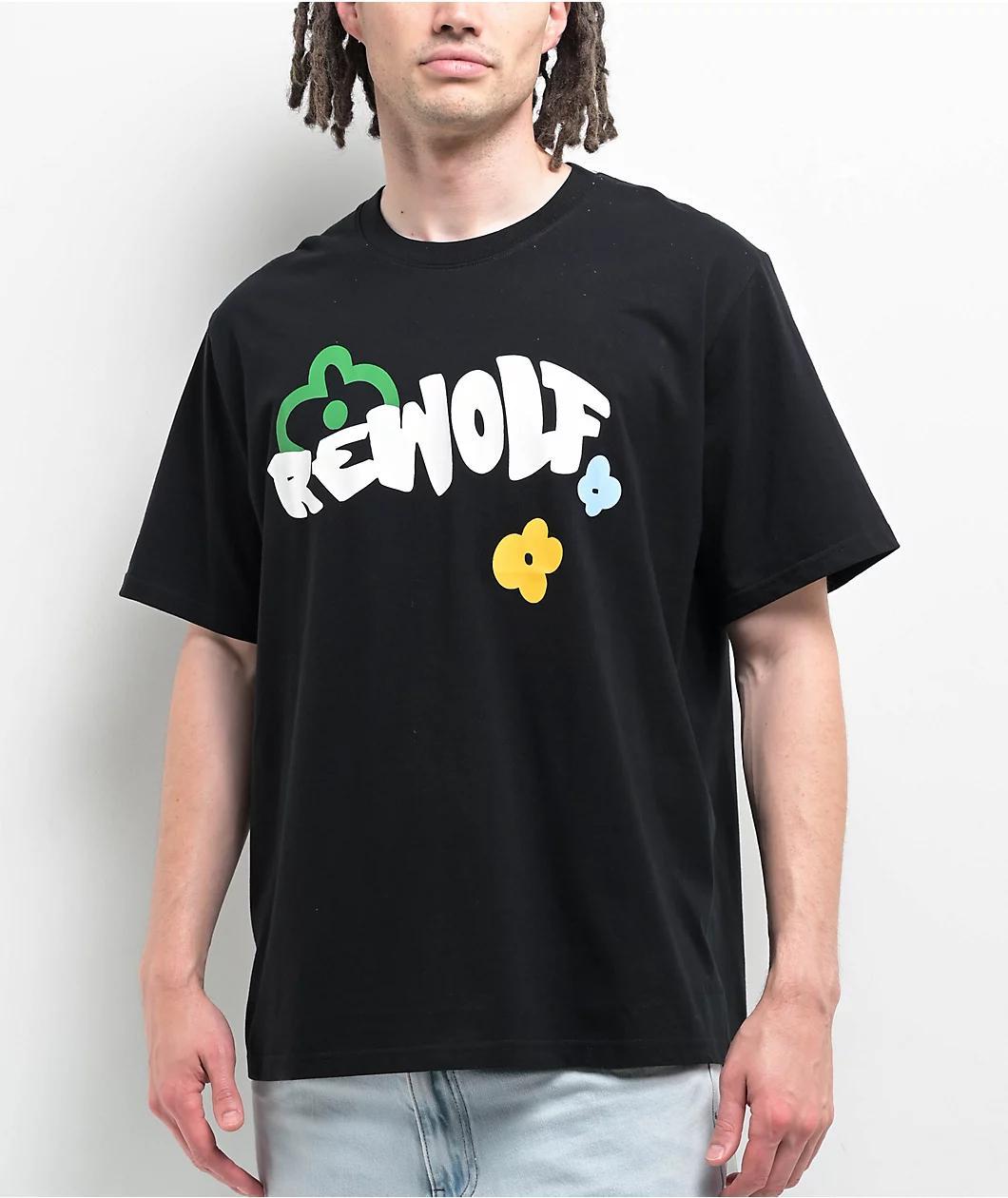 Wuuski Rewolf Black T-Shirt Product Image