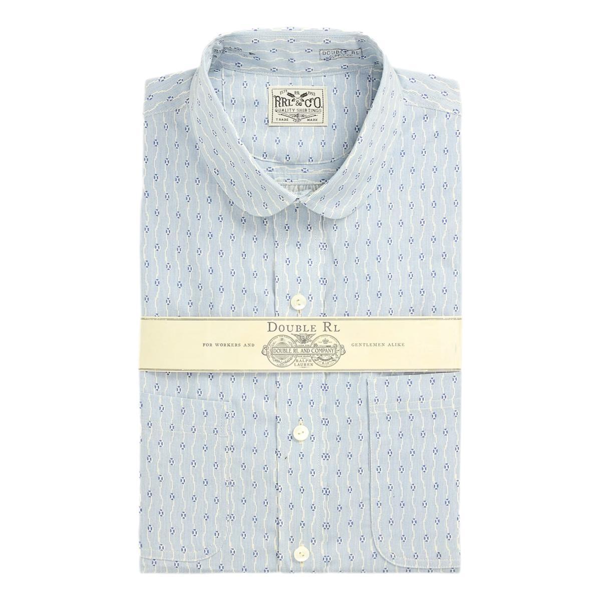 Floral-Print Woven Shirt Blue Multi Product Image