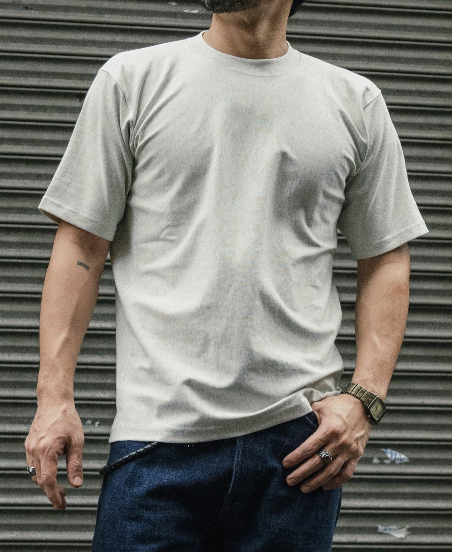 10.6 oz Reverse Weave T-Shirt - Gray Product Image
