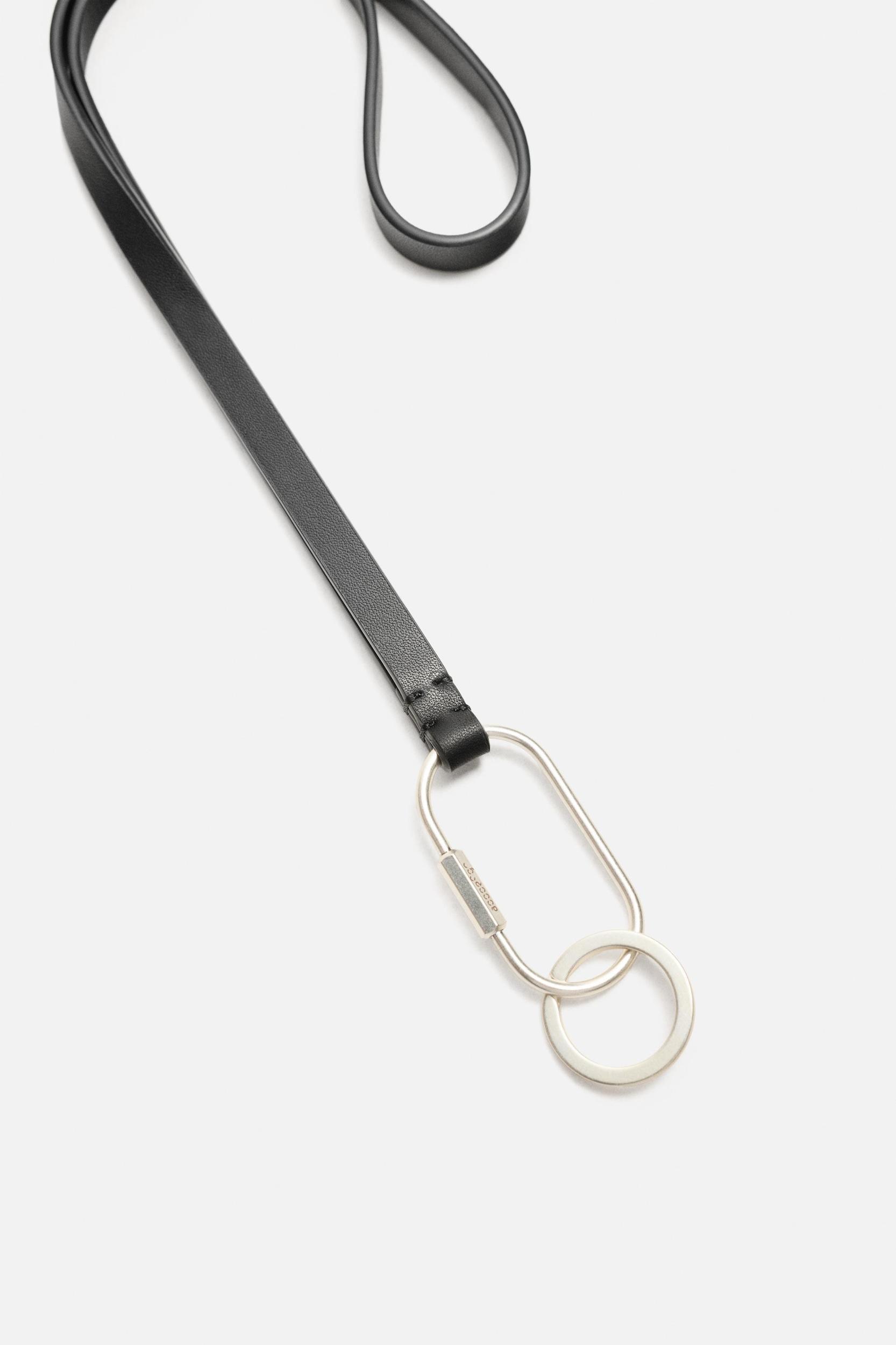 LEATHER CHARM KEYCHAIN Product Image