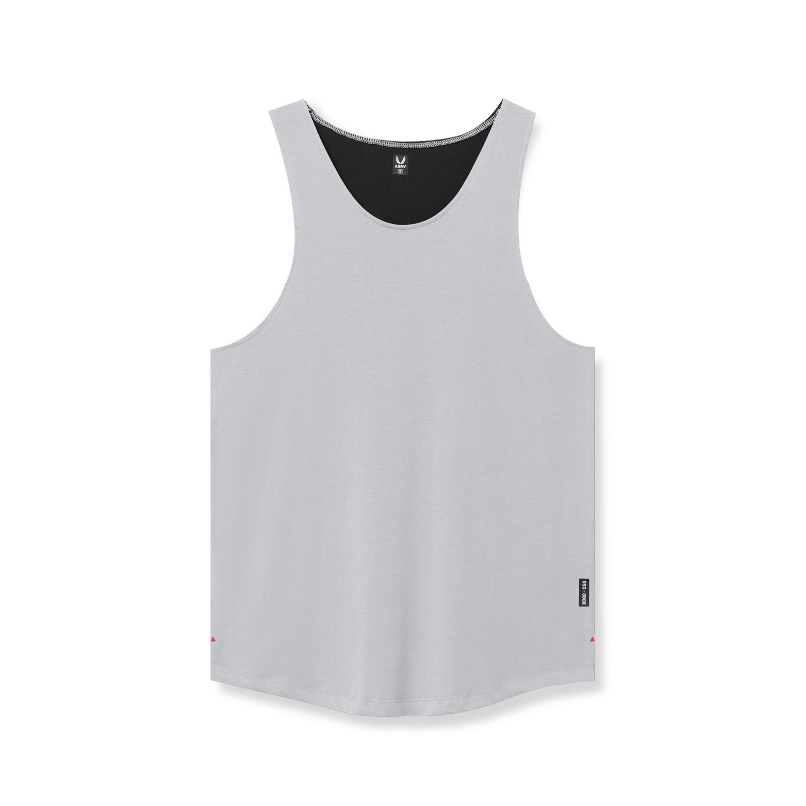 0808. Supima® Vented Tank - Slate Grey Product Image